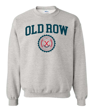 Old Row Heather Grey & Blue Crewneck