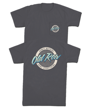 Old Row Charcoal/Blue/Cream Circle Logo Pocket Tee