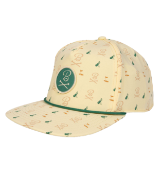 Old Row Barstool Golf Printed Patch Rope Hat