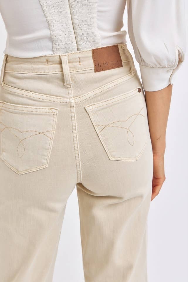 Judy Blue HW Garment Dyed Destroy 90's Straight