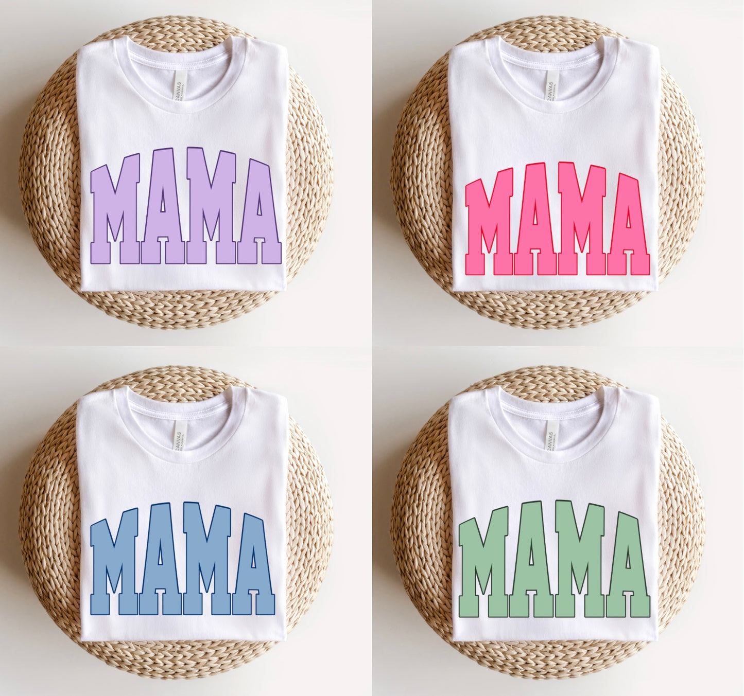 Colorful MAMA Graphic T/S        please specify which color