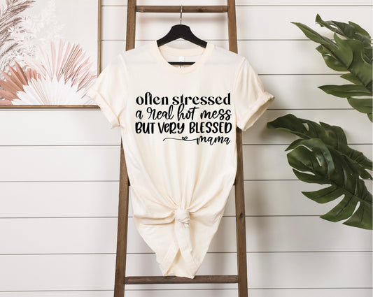 Blessed Mama Graphic T/S