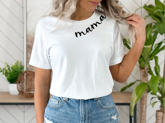 Mama around the neck Graphic T/S