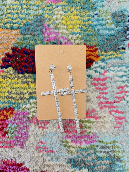 Cross earrings